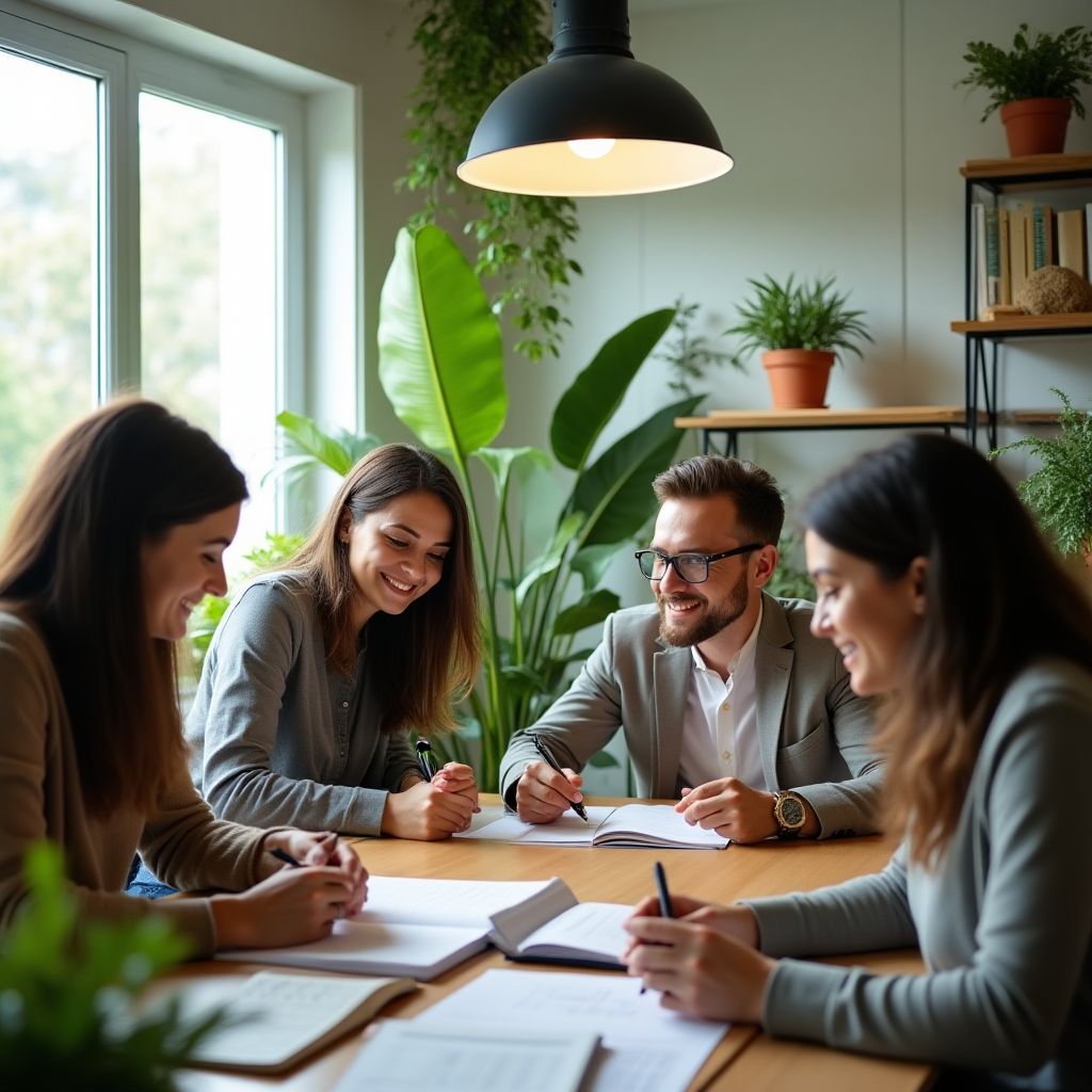 Travail d'équipe chez BudgetMalin